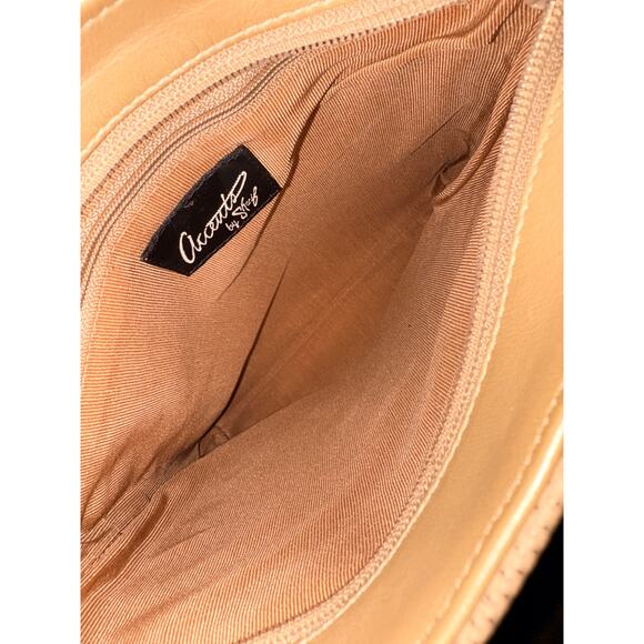 Accents by Sharif Vintage Crossbody Leather Purse Flower - Picture 8 of 16